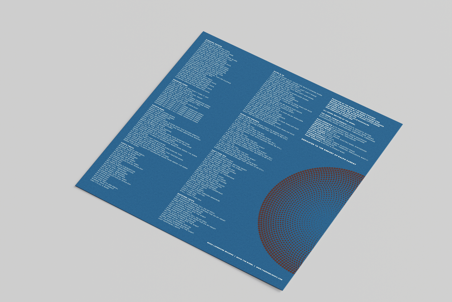 The Wheel Debut Album (Limited Edition Blue Marble 12 inch Vinyl LP)